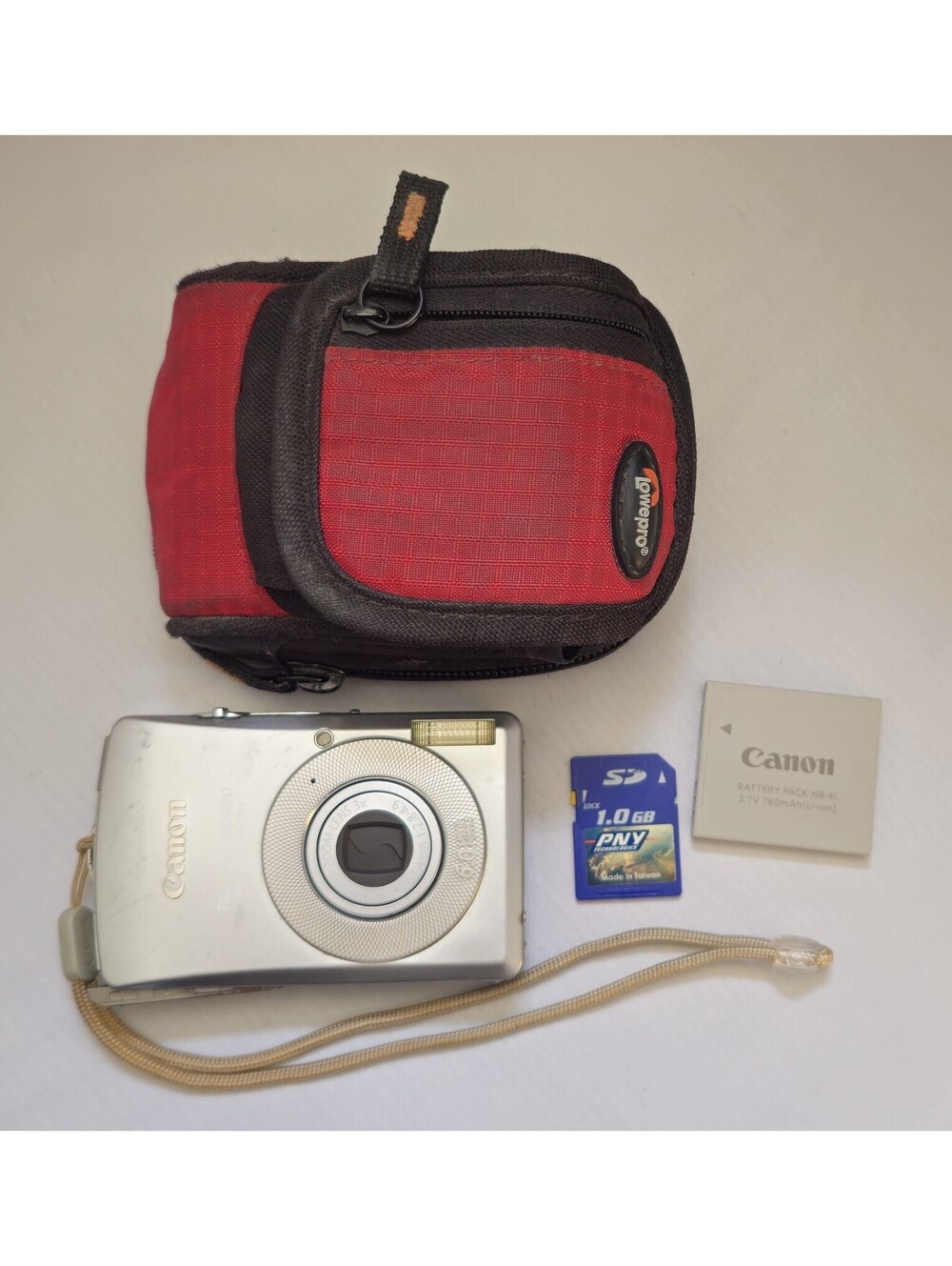 Canon PowerShot SD630 Digital Camera with Case, Battery, and 1GB SD Card Tested!